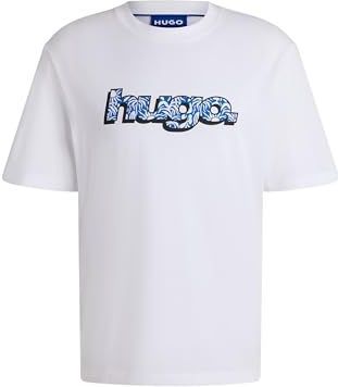 Hugo - T-shirt - Wit - Katoen - Klassiek Wit