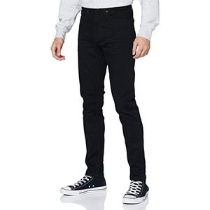 Tommy Hilfiger Austin Slim Tapered Nbks Jeans voor heren, Nieuwe Zwarte Stretch, 34W x 36L