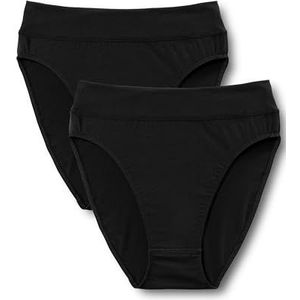 CALIDA Elastische duopack ondergoed voor dames, zwart, 36/38