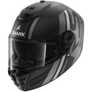 Shark Spartan RS carbon Shawn motorhelm mat antraciet zwart (M)