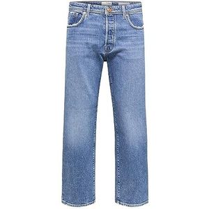 SELECTED HOMME Jeansbroek voor heren, blauw (medium blue denim), 31W / 34L