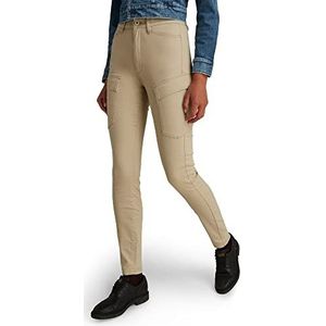 G-STAR RAW Dames High Waist G-Shape Skinny Cargo Pants, beige/kaki (Carton C105-244), 29W x 34L