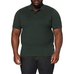 JP 1880 Heren grote maten grote maten Menswear L-8XL poloshirt, basic, halve mouwen, piqué, tot 10XL 702560, donkergroen, XXL