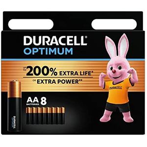 Duracell Optimum - Alkaline AA batterijen - 8 stuks