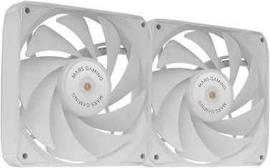 MARSGAMING MF-NCLX2 Ventilatorset - 120 mm - Hybride Bladdesign - 2 Stuks