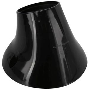 Lamphouder van zwart kunststof E27, ideaal om uw kamers een moderne en elegante touch te geven. Perfect voor elk type E27 gloeilamp, duurzaam en eenvoudig te installeren.