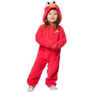 Rubies Officieel Sesamstraat Elmo-kostuum voor peuters, kinderkostuum, maat S, 3-4 jaar