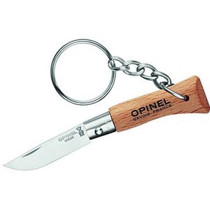 Opinel Mini-mes, maat 2, met hanger, bruin, één maat