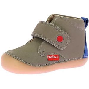 Kickers SABIO Babylaarzen, kaki, blauw, 18 EU