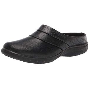 Easy Street Women's Swing Mule, Black/Croco, 8.5 Wide