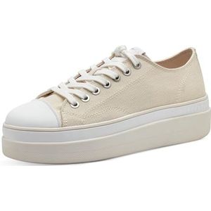 Tamaris Dames 1-23723-42 sneakers, ivoor, 36 EU, ivoor, 36 EU