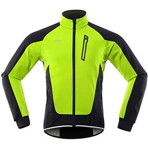 Lixada Mannen Fietsen Jas Waterdicht Winddicht Thermische Fleece Fiets Jersey MTB Fietsen Rijden Hardlopen Herfst Winter Jas Geschikt voor Fietsen Hardlopen Bergbeklimmen