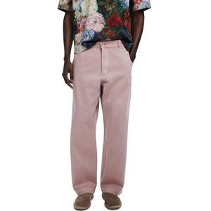 Desigual - Chino - Rood - Regular Fit - Lang/maxi