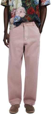 Desigual - Chino - Rood - Regular Fit - Lang/maxi