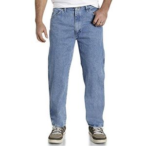 Wrangler Men's Rugged Wear Classic Fit Jean, Rough Wash Indigo, 40x32