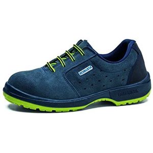 ROBUSTA Veiligheidsschoenen, Acebo S1+P+SRC staal 35/50 uniseks volwassenen, blauw, 39 EU, Rosa Roja