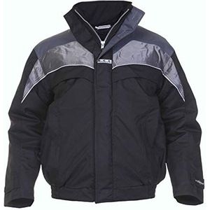 Hydrowear 04026019 Kaprun gewoon geen zweet jas, 100% polyester, X-Large maat, grijs/zwart