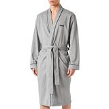 BOSS Badjas kimono van zacht katoen-jersey, Medium Grey 033, M