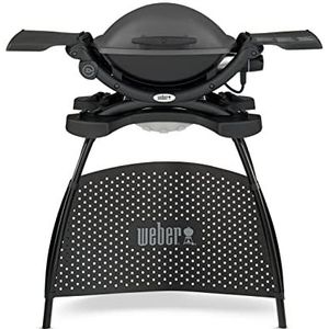 Weber WB52020853 Q1400 elektrische grill, 43 x 32 cm, met voeten, donkerGrijs