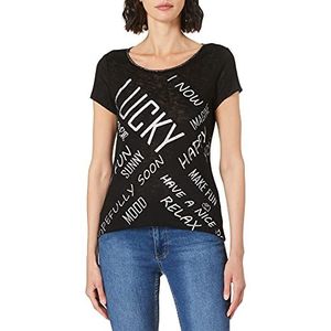 KEY LARGO Dames Wish Ronde T-Shirt, zwart (1100), S