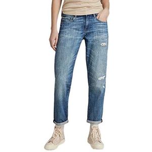 G-Star Raw Kate Boyfriend Jeans Jeans dames,Blauw (Faded Ripped Waterfront D15264-d301-d894),25W / 32L