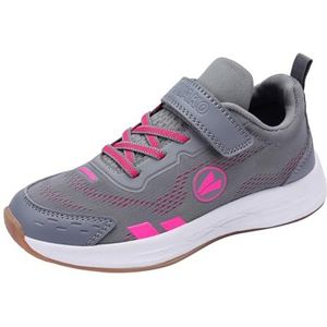 JAKO J-tf Play Ev Sneakers voor jongens, Ultimate Grey Neon Pink, 28 EU