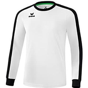 Erima uniseks-volwassene Retro Star shirt lange mouwen (3142102), wit/zwart, M