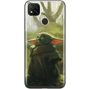 ERT GROUP mobiel telefoonhoesje voor Xiaomi REDMI 9C origineel en officieel erkend Star Wars patroon Baby Yoda 017 optimaal aangepast aan de vorm van de mobiele telefoon, hoesje is gemaakt van TPU