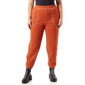 Calvin Klein Gebreide broek voor dames, Oranje (Gemberbrood/Koperen Muntstiksel), M