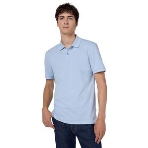 BOSS Poloshirt voor heren met korte mouwen, Dusty Blue., XL