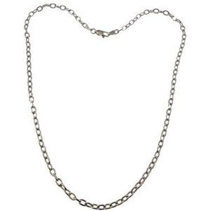 Orphelia Jewelry ZK-2626 Halsketting zonder hanger, uniseks, 925 sterling zilver, 45 cm, Sterling zilver, Geen edelsteen