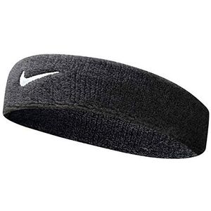 Nike Unisex Swoosh hoofdband voor volwassenen, zwart (black/white), eenheidsmaat