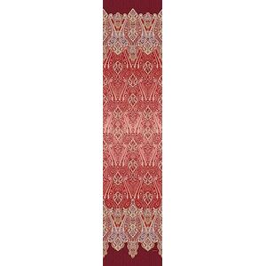 Bassetti RAGUSA foulard van 100% katoen in de kleur bordeaux R1, afmetingen: 270x270 cm - 9325940