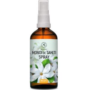 Aromatische Monoi de Tahiti Spray 100ml - kussenspray - Geurolie - Kamer Spray - Aromaverstuiver - Ontspanning - Kalmerend - Yoga - Wellness - Cosmetica - Huidverzorging