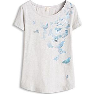 ESPRIT T-shirt voor dames, grijs (light grey 5 044), M