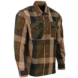 Milwaukee Leather Heren MNG11667 Zwart, Paars, Grijs/Rood Lange Mouw Multi, XL, multi, XL