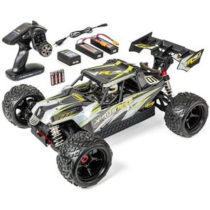 Carson 500409087 1:8 Virus Race 4.3 4S brushless 100% RTR wit - RC Buggy, op afstand bestuurbare auto, offroad, hoge kwaliteit, RC voertuig, RC auto 80 km/u, RC auto