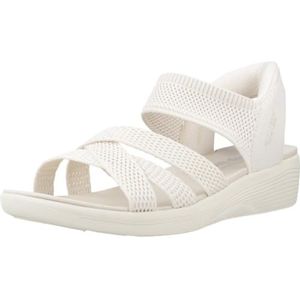 Skechers Arya Damessandalen, Off White Knit, 39 EU