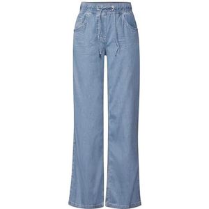 Cecil Dames B379224 broek, Light Blue Used Wash, L/30L