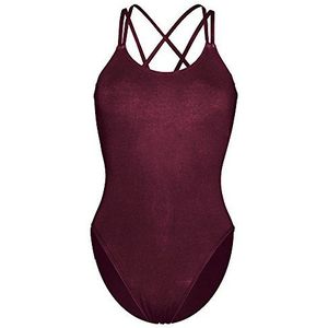 Capezio Double Strap Camisole Leotard, Bourgondië, Large