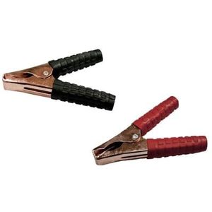Accuklem, 160 mm, 500 A, zwart/rood (2 stuks). Perfect voor een veilige en efficiënte verbinding, ideaal voor onderhoud en het starten van voertuigen. Ga niet zonder stroom!