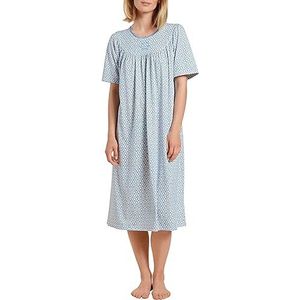 CALIDA Soft Cotton nachthemd voor dames, azuriet blauw, standaard, azuriet blauw, One size