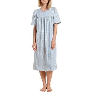 CALIDA Soft Cotton nachthemd voor dames, azuriet blauw, standaard, azuriet blauw, One size