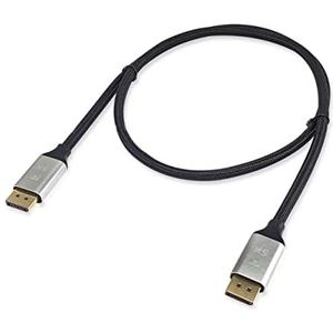 Equip 119263 DisplayPort 1.4 kabel 3 m aluminium, zwart