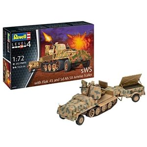 Revell - Modelbouwset sWS met Flak43 en Sd.Ah58 Ammo Trailer