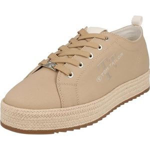 TOM TAILOR 7490050003 Sneakers voor dames, beige, 37 EU, beige, 37 EU