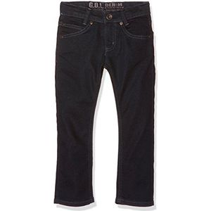 Gol Jeans voor jongens, regular fit jeansbroek, blauw (donkerblauw 1), 116 cm