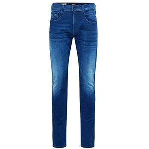 Replay Heren Anbass Forever Blue Jeans, 009 Medium Blue, 38W / 36L EU, 009, medium blue., 38W x 36L