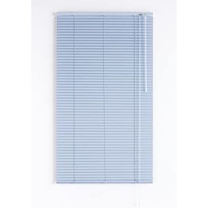Blindecor 2101 Venetiaans aluminium met strepen, metaal, blauw, 100X250 cm