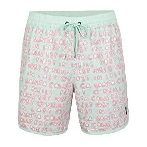 O'NEILL Scallop 16 inch zwemshorts voor heren, 35044 Beach Glass Neon Lights, regular, 35044 Beach Glass Neon Lights, XL/XXL